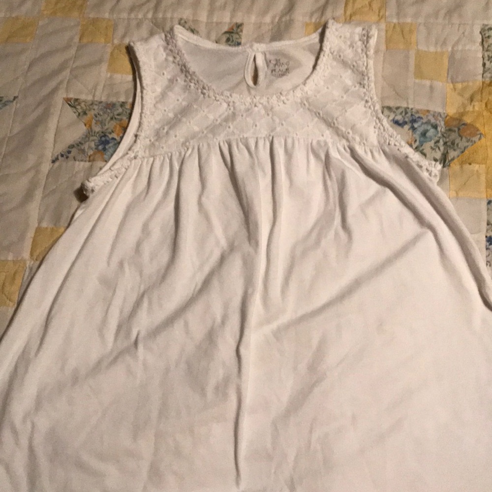 White tank top